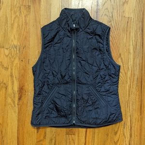 Thin Navy Blue Puffy Vest